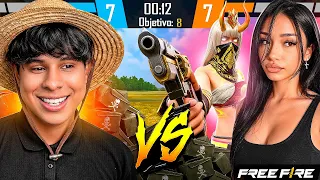 ME ENCONTRÉ A UNA CHICA LOC4 EN FREE FIRE !! Le Pido PvP😱