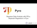 MLTrain UAI2018 Pyro Bayesian Data Analysis with PPLs Bayesian Regression