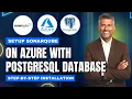 How to setup SonarQube on Azure Cloud Setup SonarQube in Azure Install SonarQube with Postgresql