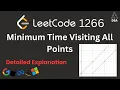 Minimum Time Visiting All Points LeetCode 1266 Chebyshev Distance Trick Explained