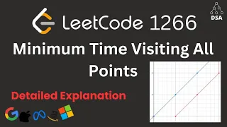 Minimum Time Visiting All Points LeetCode 1266 Chebyshev Distance Trick Explained