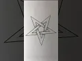 How to draw perfect 3d Star