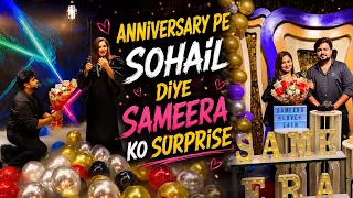 Anniversary Pe Sohail Diye Sameera Ko Surprise Emotional Anniversary Surprise