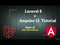 Services in Angular 13 ng g service Laravel Angular Tutorial Part-11