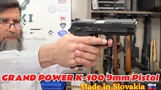 GRAND POWER K-100 9mm Pistol Review and Unboxing. #9mmpistol #gun #9mm 
