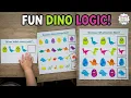 Find the Next Dinosaur Pattern Learning for Toddlers