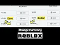 Change local currency Roblox How to change Roblox currency from euro to USD Roblox VPN currency
