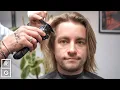 He Wanted a SHORT Back and Sides Long on Top FLOW Haircut Haircut Transformation