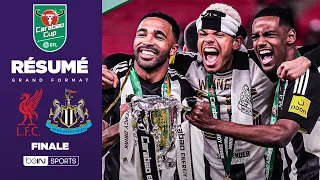 Résumé : HISTORIQUE ! Newcastle surclasse Liverpool et remporte son premier trophée depuis 70 ans !
