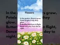 FLOwERs