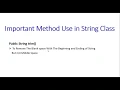 trim Method in Java in