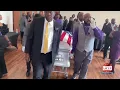 The funeral service of Mr James Gbarbea in Hamilton NJ