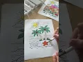 Calming Beach Coloring Calming Coloring Page