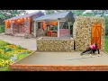 Download Lagu TIME LAPSE: 45 Girl Built Her Own Yard, Toilet, Water Tank - Completed Her Dream Stone House Alone