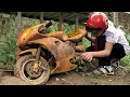 Download Lagu KAWASAKI  NSR 50  Abandoned  Full Restoration  | Restored KAWASAKI Sport  Motocycle