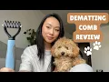 Dematting Dog Comb Review For Stubborn Knots and Serious Matting
