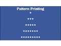 C Practical and Assignment Programs-Pattern Printing 8