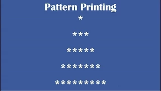C Practical and Assignment Programs-Pattern Printing 8