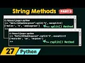 String Methods in Python Part 3