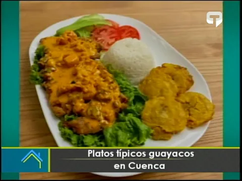 Platos típicos guayacos en Cuenca