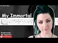 Evanescence - My Immortal Guitar Tutorial