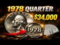 1978 Quarter Dollar Coin Value Rare United States 1978 Washington Quarter Worth Money