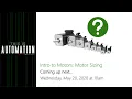 Intro to Motors Motor Sizing