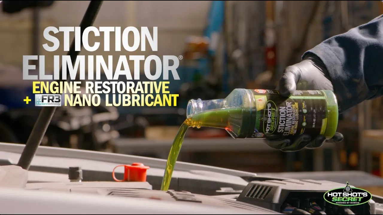 Hot Shot's Secret — Hot Shot's Secret Stiction Eliminator - Restore Engine Performance (YouTube video ad)