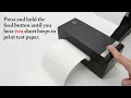 Print Small Print Blank Feed button red light Keeps printing blank pages Solve them - LUFIER