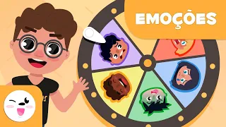 As emoções básicas para crianças - Alegria, tristeza, medo, raiva, nojo e surpresa