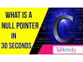 what is a NULL Pointer in c C programming interview questions wikitechy com