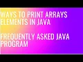 Master Java Array Coding Interview Questions Top Problems Solutions for Beginners