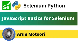 JavaScript basics for Selenium Selenium Python