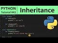 Python Tutorial - Inheritance in Python Programming for Beginners