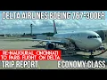 RE-INAUGURAL FLIGHT Delta Airlines Boeing 767-300ER ECONOMY Cincinnati CVG - Paris CDG