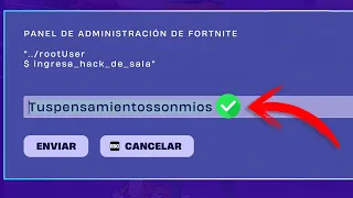 INTRODUCE "TUS PENSAMIENTOS SON MIOS" EN EL PANEL DE ADMINISTRADOR PARA CONSEGUIR TU RECOMPENSA