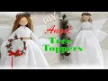 How to Make Angel tree toppers from Fabric - Christmas decorations Huong Harmon