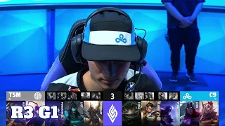 TSM vs Cloud 9 - Game 1 | Round 3 Playoffs S11 LCS Summer 2021 | TSM vs C9 G1