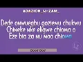Ada Zion Ij - Zam [Lyric Translation]