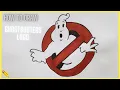 How to draw Ghostbusters Logo