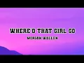 Download Lagu Morgan Wallen - Where'd That Girl Go OFFICIAL MUSIC Lyrics