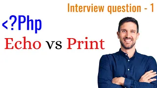 What are the differences between echo and print in PHP Interview question - 1