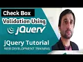 Check Box validation in jQuery with example