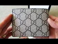 WOW Unboxing 340 Authentic GUCCI Bi-Fold Tiger Mens Wallet 6 9 18