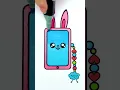Cute Smartphone Coloring Glitter Art for Kids