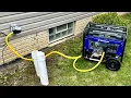 Whole Home Manual Backup Generator Setup For Less Than 1600