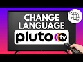 How to Change Language on Pluto TV Settings Guide 2025