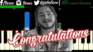 Download Post Malone - Congratulations - Piano Tutorial - Easy MP3