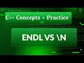 C endl vs n Performance Buffer Flush Beginners