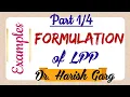Formulation of LPP - Part 1